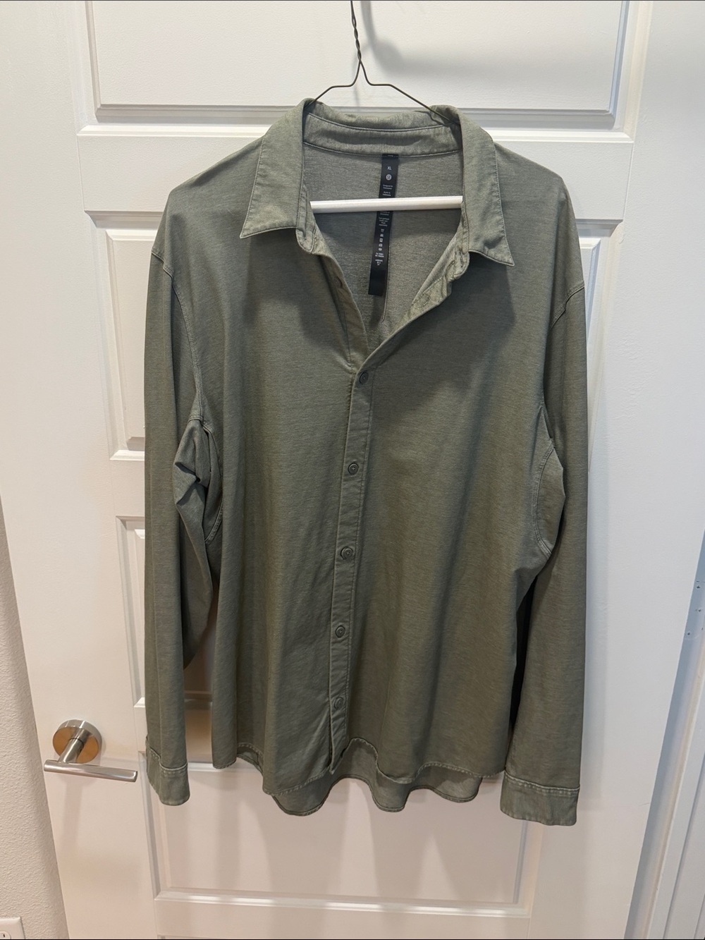 lululemon athletica Olive button up - long sleeve